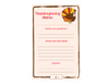 Thanksgiving Menu